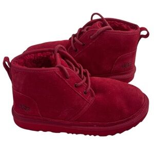 UGG Big Kids Neumel II Red Size 5 Chukka Boot Shoes